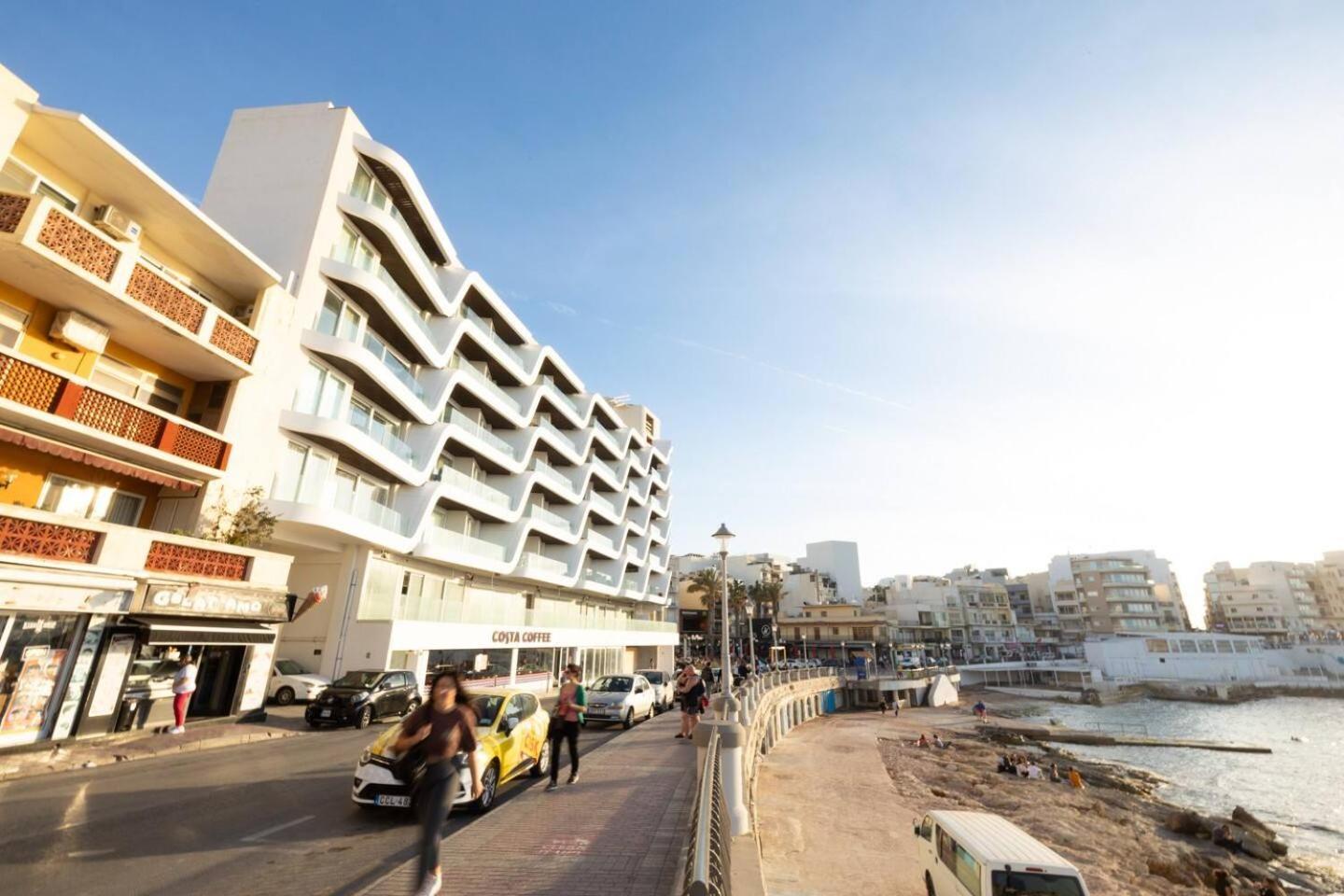 Ivory Suite Seafront With Views!- Fl 15 By Homely St. Paul's Bay Exterior foto